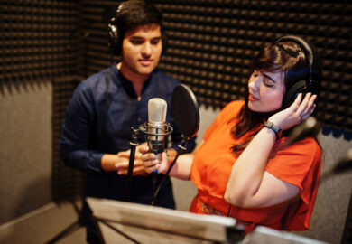 Audio record studio room Bright Innovations Dubai